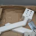 VIVO Fully Adjustable 13 to 32 inch Single Computer Monitor and Laptop Desk Mount Combo, Stand with Grommet Option, Fits up to 17 inch Laptops, White STAND-V002CW