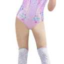 Kids Halloween Costumes Shapewear Bodysuit-Taytay Lover Sparkles One Piece Tank Top Cosplay Clothes 5-12 Years Old