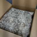 FMFUNCTEX 10x12 Washable Area Rug Brown Vintage Neutral Distressed Large Non Slip Carpet for Living Room Bedroom Soft Low Pile Indoor Mat Retro Floral Throw Rug for Dining Room Kitchen Office Nursery