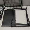 REALINN Under Sink Organizer, Pull Out Cabinet Organizer Slide Out Sink Shelf Cabinet Storage Shelves, Storages for Kitchen Bathroom, Black, 2 Pack