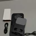 6 in 1 Wireless Charger for Apple Device, 30W Foldable Wired Charging for ipad with Clock & 7 Color Ambient Light, Nightstand Charger Station for iPhone 17/16/15/iWatch Series/AirPods 4/Pro 3(Black)