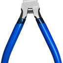 Wire Cutters, 6 inch, KAIHAOWIN Precision Flush Cutters Ultra Sharp Wire Cutters for Crafting Side Cutters Wire Snips Spring Loaded Dikes Wire Cutter for Jewelry Making, Blue with Black Handle