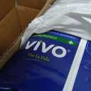 VIVO Organic Cotton Sensitive Skin Overnight Adult Incontinence Pullup Underwear, Women & Men, Medium 44 Count