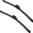 2 Factory Wiper Blades Replacement for 2003 2004 2005 2006 2007 2008 Benz C CLK Class 2002-2006 2007 2008 2009 A8 S8 Original Equipment Replacement Wiper Blade Set- 22"+22" (Set of 2) Top Lock