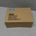 Veise Keyless Entry Door Lock with 2 Knobs, Electronic Backlit Keypad Deadbolt with Handle Set, Auto Lock, One-time Codes, Smart Deadbolt for Front Door, Easy Installation, Matte Black