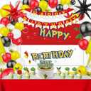 Cartoon Birthday Decorations, Party Decorations, Cartoon Birthday Party Supplies, Backdrop Banner, Balloons, Tablecloth, Cupcake Toppers, Large Cake Decorations, Table Cover