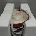 AVLA 4 Pack Ceramic Soup Bowls, 22 Ounces Porcelain Serving Bowl Set with Doundle Handle, Large Ceramic Crocks for French Onion Soup, Stew, Pasta, Cereal, Pot Pies (Red)