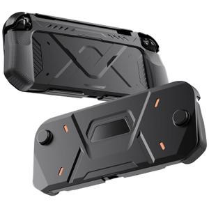 for Switch 2 Grip Case - Scratch & Drop Resistant Protective Case with Ergonomic Grips | Hard Screen Cover for Enhanced Full Protection, Travel & Handheld Use (Black)