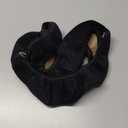 Women Fashion Black Velvet Bling Steering Wheel Cover with Black Diamonds, 15 inch Standard Glitter Rhinestone Car Wheel Cover Sparkling, Full Covered