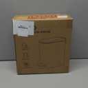 TIPGO Slim Bathroom Trash Can with Lid Soft Close, Step Pedal, 6 Liter / 1.6 Gallon Stainless Steel Trash Bin, Small Garbage Cans for Bedroom, Office, Kitchen (Matte Black)