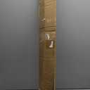 UNISHADES no Drill Cordless Roman Shades for Windows, 48" W 64" H - 100% Blackout - Linen - Beige