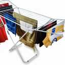 Home Intuition Foldable Clothes Drying Rack Dryer (White)