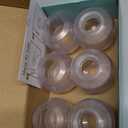 Door Knob Safety Cover for Kids (6 Pack) Hard-to-Remove Dual-Lock Door Handle Covers for Kids - Reusable Baby Proof Door Knob Locks - Installs Easily, No Tools Needed (Transparent)