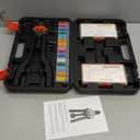 CORWIN K1 16 Inches Rivet Nut Tool Kit with Stroke Scale with 15 mandrels in Metric M3-M12 in SAE 6-32 to 1/2-13 Stored in Designed Carring Case Includes 200 Rivet Nuts Organized in Separate Boxs