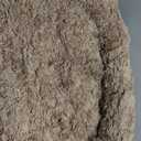 Calming Dog Bed Fluffy Plush Dog Mat for Furniture Protector with Removable Washable Cover for Large Medium Small Dogs and Cats (Medium(41x37x6), Camel)