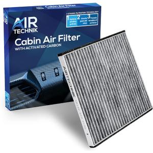 AirTechnik CF10132 Cabin Air Filter w/Activated Carbon | Fits Lexus ES330, GX470, RX350, RX400H, Toyota Avalon, Camry, Sienna, Solara - 87139-06030
