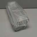 Adhesive Acrylic Spice Rack Organizer for Wall with 2 Nano Double Sided Tape, Spice Shelf Organization for Kitchen Cabinet Door/Pantry Door, Wall Mount Seasoning Rack (Clear-4 Pack)