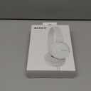 Sony ZX Series Wired On-Ear Headphones, White MDR-ZX110