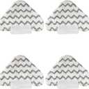 4 Pack Steaming Mop Replacement Pads Triangle for Shark Lift-Away Genius S3973 S3973D S5003D S6001 S6002 3973WM S5002 Steam Pocket Mop Series