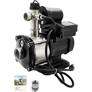 0.47HP, 42PSI, 20.25GPM, Water Pressure Booster Pump for House, 115V, 1" NPT, Constant Pressure and Low Noise for Home Water Pressure, Booster, Irrigation (350W)