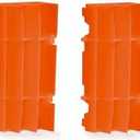 NEW KTM RADIATOR PROTECTION PLASTIC COVERS ORANGE SX XC SXF 2X 7733503400004