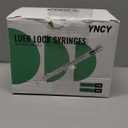 100 Pack 1ml Luer Lock Syringe without Needle, 1cc small syringes, Individually Sealed