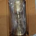 ALADEAN Vintage Chalice Goblet | 1x Royal Wine Cups of King Arthur - Renaissance Medieval Goblet Gifts, Wedding Anniversary Ceremonial Drinkware Pack of 1pc (King Chalice)