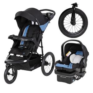 Baby Trend Expedition® Zero Flat Jogger Travel System with LED Lights, Dash Blue
