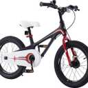 Royalbaby Freestyle Outdoor Children's Bicycle Dual Handbrakes Sporty Kid Bike with Training Wheels and Adjustable Seat, 16 Inch, Blue