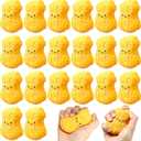 Gemscream 20 Pcs Chicken Stress Balls for Adults Funny Inspirational Stress Relief Squeezable Mini Balls Motivational Funny Thank You Gifts for Coworker Employee Teacher Appreciation