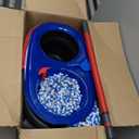 O-Cedar RinseClean Spin Mop & Bucket System + 2 Extra Mop Heads| Clean with Water | Removes 99% of Bacteria