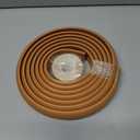 Floor Cord Cover 10ft, Cord Hider Floor Yellow Oak Wood, Floor Cable Management Prevent Cable Trips, Floor Cable Cover Wire Covers for Power Cords, Cord Protector Cord Cavity W0.47in H0.28in