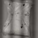 2 x Halloween Pillow Covers 18x18 inch Set of 2 White Cat Ghost Throw Pillow Cases Soft Plush Faux Fur Wool Couch Cushion Case for Home Decor Chair Sofa Bedroom Living Room (Cat Ghost)