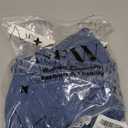 HUSKARY Women's Stretchy High Wasited A Line Long Maxi Jean Skirt Below Knee Length Flared Midi Denim Skirts with Pockets (Medium, Retro Light Blue)