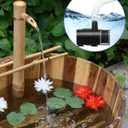 Biling Solar Water Fountain Pump, Solar Bird Bath, Outdoor with Tubing, Solar Powered Fountain Pump for Pond BirdBath, Garden, Pool, Fish Tank,Backyard