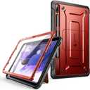 SUPCASE Unicorn Beetle Pro Series Rugged Full Body Protective Case for Samsung Galaxy Tab S7 FE 12.4 inch (2021), Ruddy (Ruddy)
