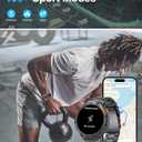 Smart Watches for Men with Flashlight(Answer/Make Calls),1,43" AMOLED Military Rugged Tactical Smartwatch,5ATM Waterproof/Heart Rate Monitor/Fitness Tracker for iOS Android,3-Bead (Large)