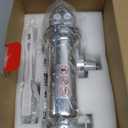 Metal Gourmet Pasta Press Attachment for Kitchenaid Stand Mixer, Pasta Maker Attachment with 5 Interchangeable Plates, Spaghetti Bucatini Fusilli Large/Small Macaroni