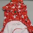 KYEESE Christmas Dog Pajamas Santa Claus Turtleneck Dog Pjs for Large Dogs Holiday Pet Onesie Soft Velvet 4 Legs Cozy Pet Sleepwear Warm Doggie Christmas Outfit, XXX-Large