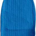 SHENHE Women's Vacation Sexy Cutout Waist Split Camisole Textured Bodycon Summer Dress (Royal Blue, Size XS )