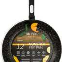 Brooklyn Steel Co. Zodiac Forged Aluminum Nonstick Frypan - 12" - Black & Gold