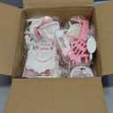 ROBOTIME 26PCS Dollhouse Furniture Set for Kids  Realistic Dollhouse Accessories with 5 Rooms: Living Room, Bedroom, Bathroom, Dining Room & Balcony, for Girls & Boys Ages 3+