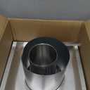 4" x 6-5/8" 46DVA-HC Horizontal Square Termination Fit for Direct Vent Gas Stoves or Fireplaces Vent
