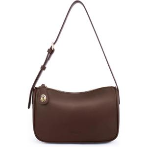 CHOLISS Shoulder Bag for Women, RFID Anti-Theft Crossbody Bags for Women, Vegan Leather Purse Handbags with Zipper Closure (Coffee)