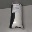 Memory Foam Pillows, Cervical Pillow for Neck and Shoulder Pain Relief, Ergonomic Contour Bed Pillow, Soft for Side Sleep Stomach Sleeping and Back Sleeper (Queen Size, Black)