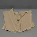 Nebility Waist Trainer for Women Zipper Corset Shapewear Tummy Control Mesh Waist Cincher Faja Body Shaper (XX-Large, Beige)