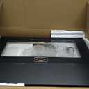 5857 Upgrade Glass Griddle Hinged Lid for Blackstone Omnivore 28 inch (2024 Model) Griddle Lid Hood,Clear View Grill Top Hard Cover for Blackstone 1517 2147 2206 2287 2269 Flat Top Grill Accessories