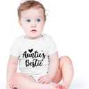 listery Aunties Bestie Baby Clothes Aunties Bestie Bodysuit I Love My Auntie Baby Clothes Aunt Newborn