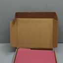 File Folder, 1/3 Cut Tab, Letter Size, Red, Great for Organizing and Easy File Storage, 100 Per Box