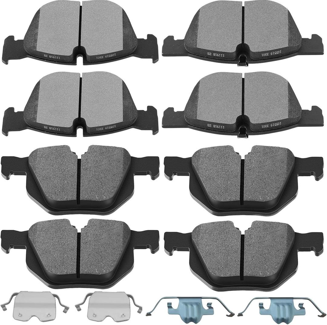 SCITOO D1294 D1042 Semi-Metal Brake Pads Kits Front & Rear Replacement For BMW For X5 2007-2018,For BMW For X6 2010-2018